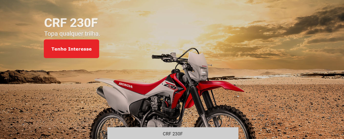 Motos - Apresentação Honda CRF 230F - MotoX