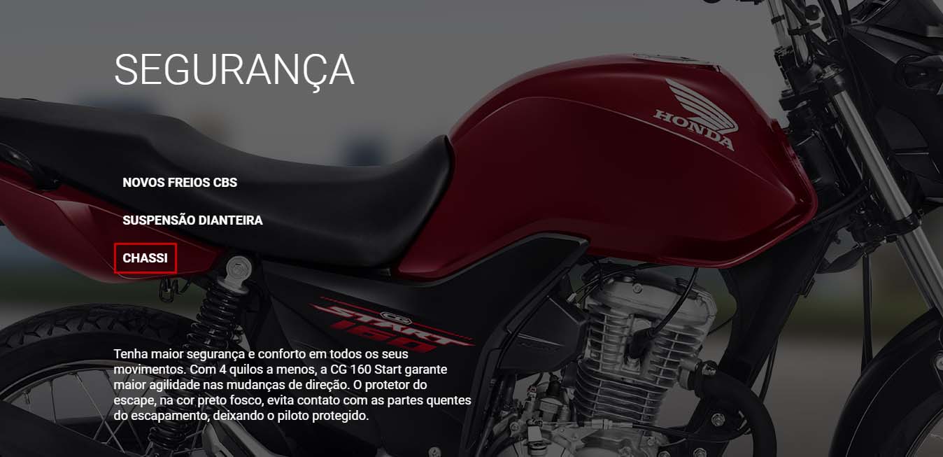 CG 160 Start - Serrana Motos - Honda